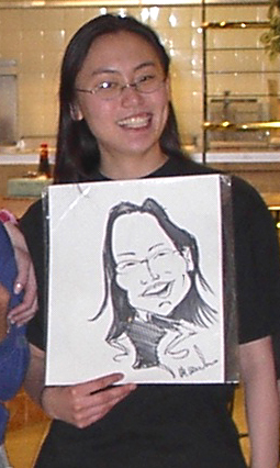 Caricature artist for party