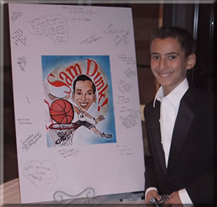 sign in board caricature signin board caricature