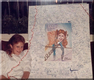 caricature signin board