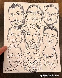 CSHL group caricatures