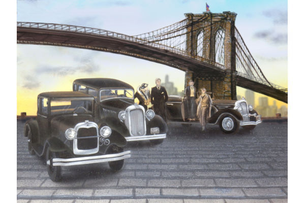 brooklyn bridge watercolor painting brooklyn bridge paintings brooklyn bridge art prints brooklyn bridge prints brooklyn bridge 1930 nyc skyline scene in background three 1930s cars with four people on cobblestone street brooklyn bridge water brooklyn bridge dock under brooklyn bridge sunrise brooklyn bridge sunset brooklyn bridge cityscape brooklyn bridge illustration brooklyn bridge manhatten brooklyn bridge paintings for sale brooklyn bridge art prints for sale james cagney caricature james cagney booklyn bridge james cagney 1930's style three women nyc brooklyn 1930's cars watercolor art prints 1930s gangster art james cagney 1930s cars art prints for sale 1930s cars illustration  1930s ford car watercolor brooklyn bridge 1930s fashion illustration men 1930s women fashion upper class 1930s style women drawing neath brooklyn bridge from where i stand Affordable fine art prints for sale custom paintings by marty macaluso artist website