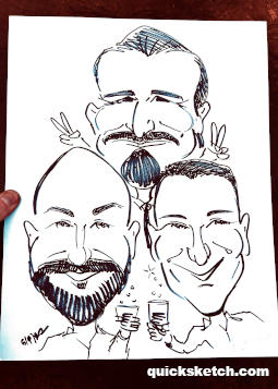 CSHL Scientists caricatures