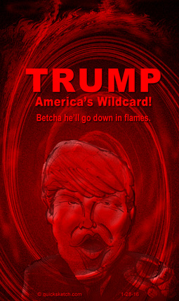 Donald Trump Political Cartoon