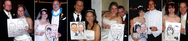 Caricature artist for weddings caricaturist ny