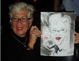 Caricature artist for Christmas party