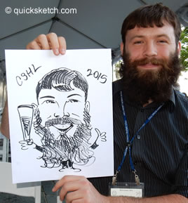 Caricature artist for picnics