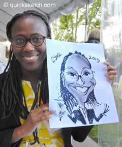 Caricature artist for picnics